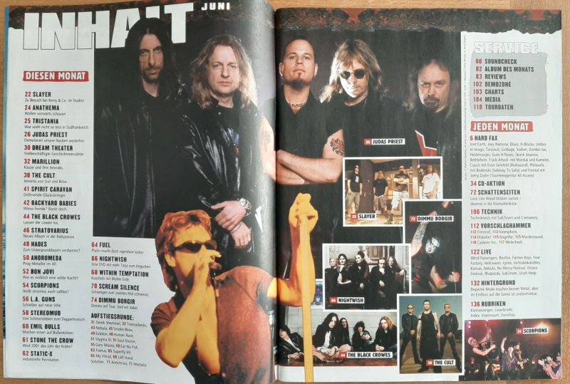 Metal Hammer 06 2001 content a