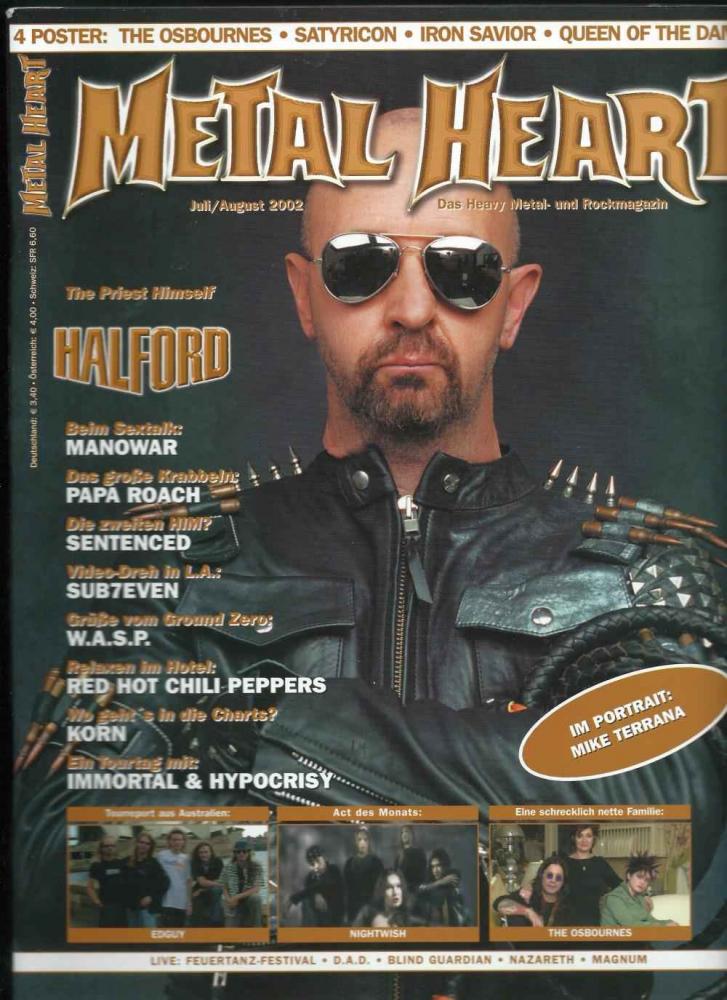 Metal Heart - Hardrockmagazin (07-08/2002) Cover