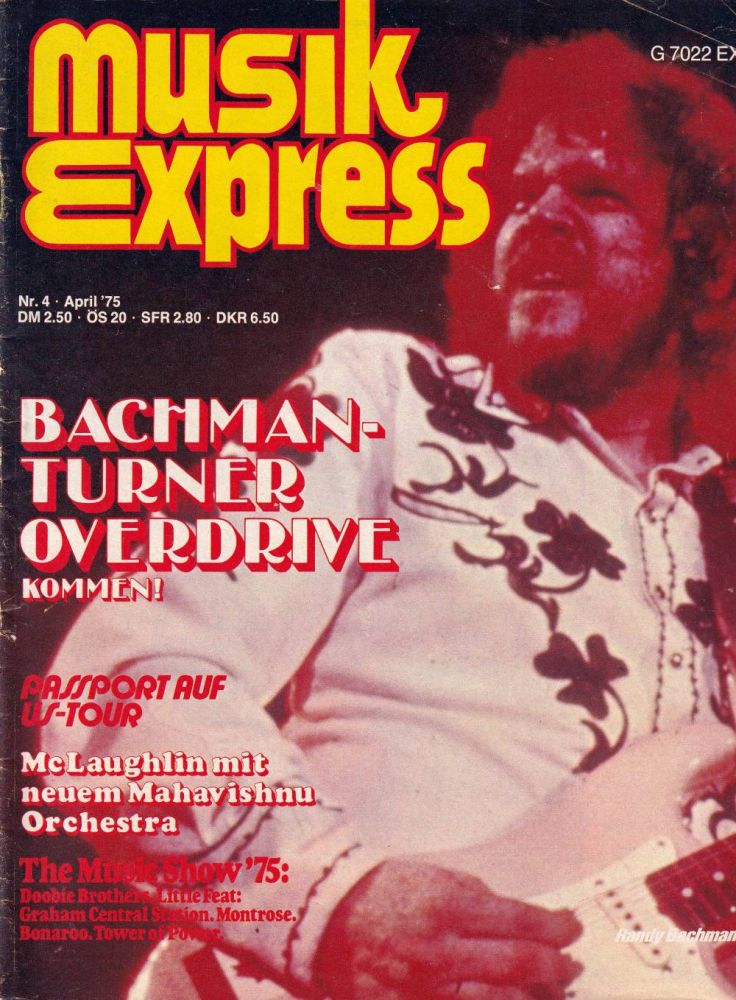 Musik-Express april 1975 Heftcover