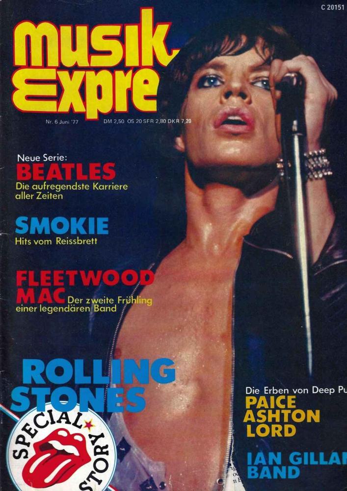Musik-Express - Juni 1977 Heftcover