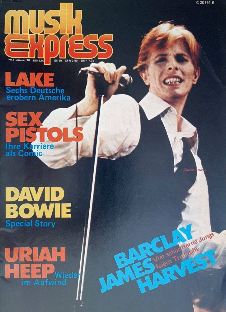 musik express 01 1978 cover