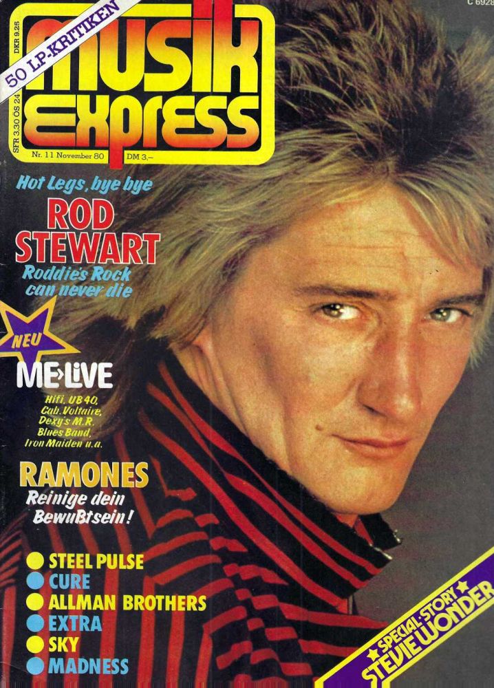 Musik Express 11 1980 Heftcover