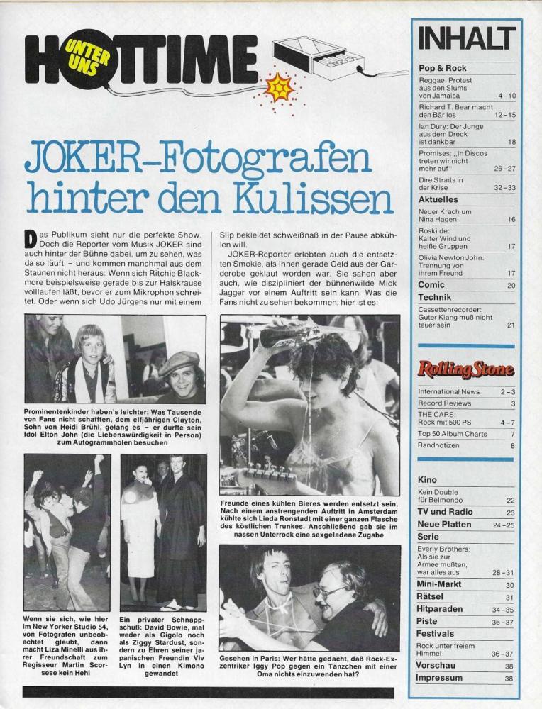 Musik Joker 15 1979 content