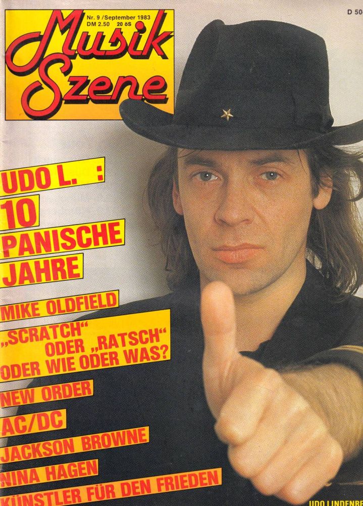 Musik Szene 09 1983 Heftcover