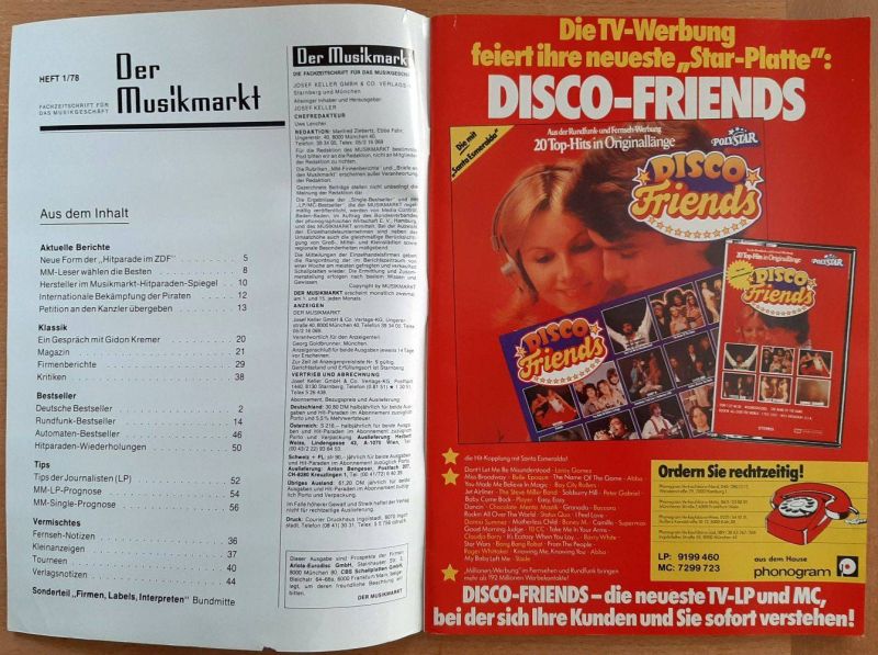 musikmarkt 01 1978 Inhalt a