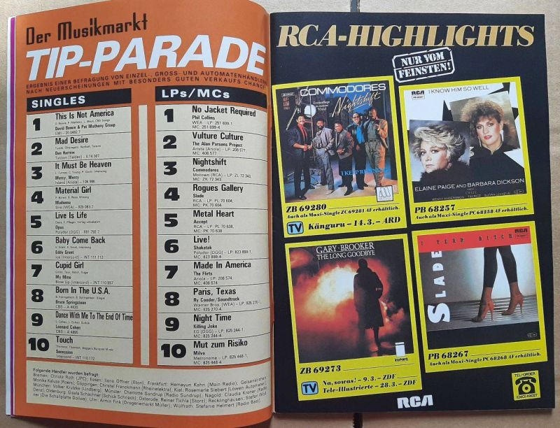 musikmarkt 05 1985 Inhalt a
