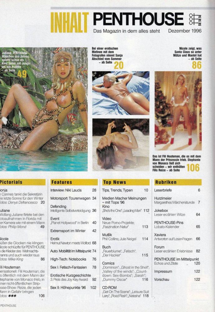 penthouse 12 1996 index a