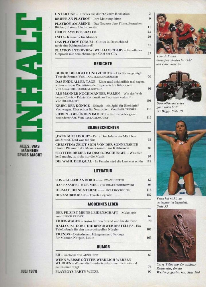 playboy 07 1978 content