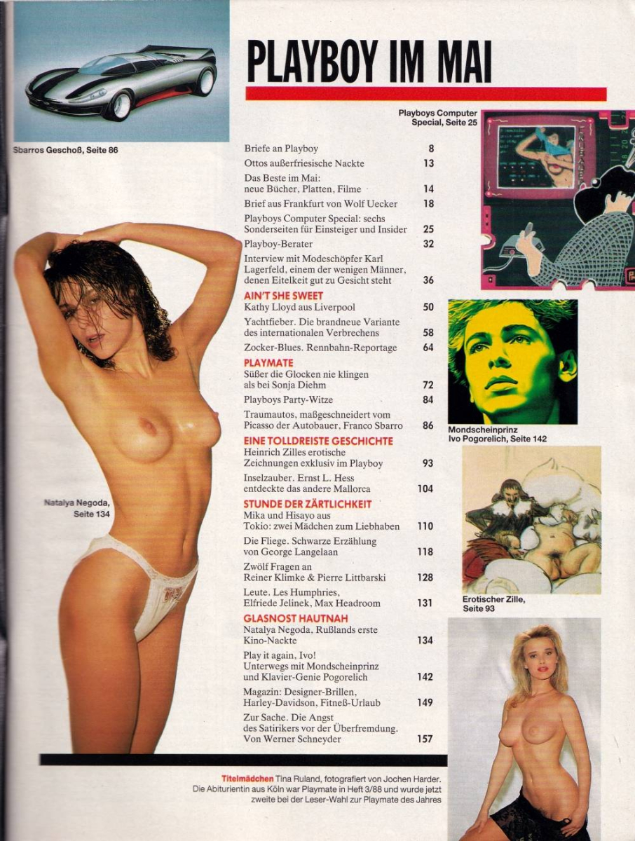 playboy 05 1989 Index