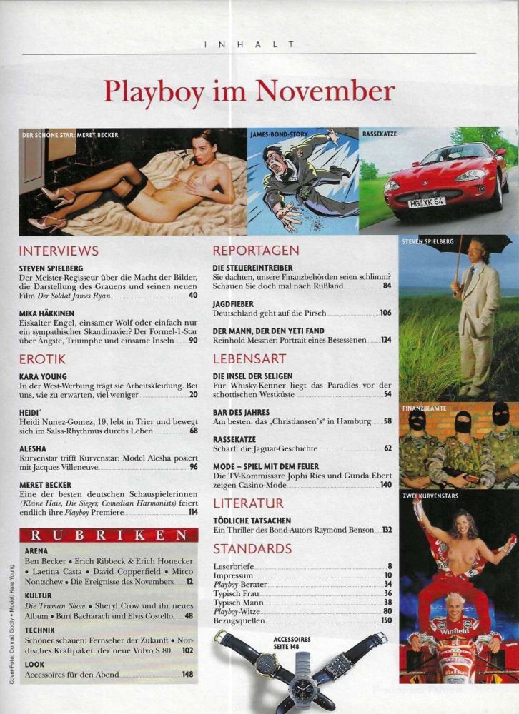 Playboy - 11-1998 content