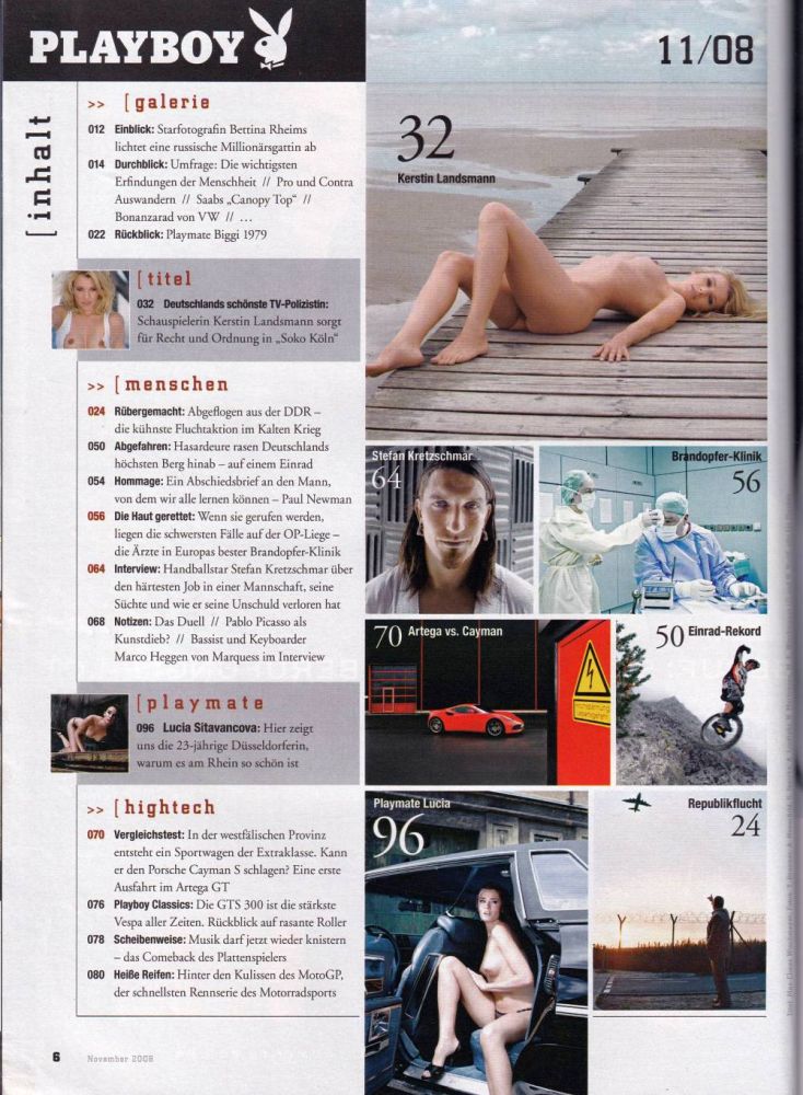 playboy 11 2008 Index A