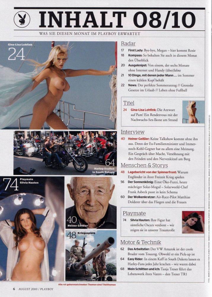 playboy 08 2010 Inhalt a