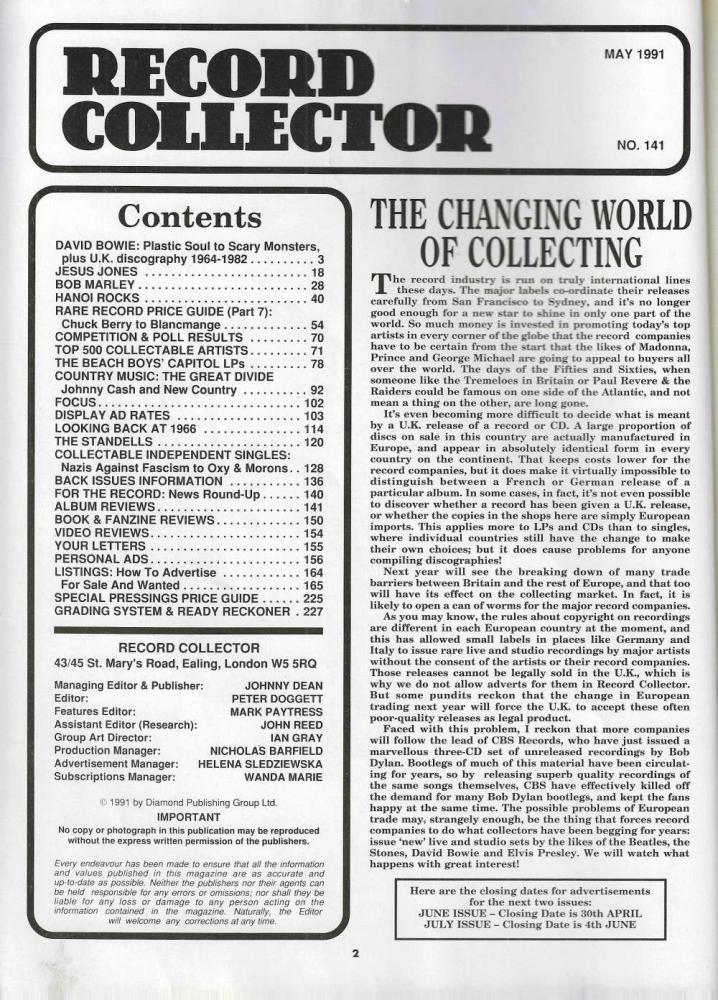record collector 141 content