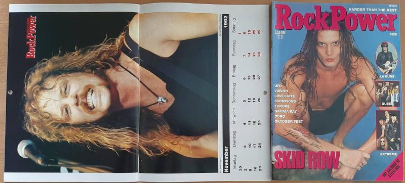 Rock Power 12 1991 calendar 3