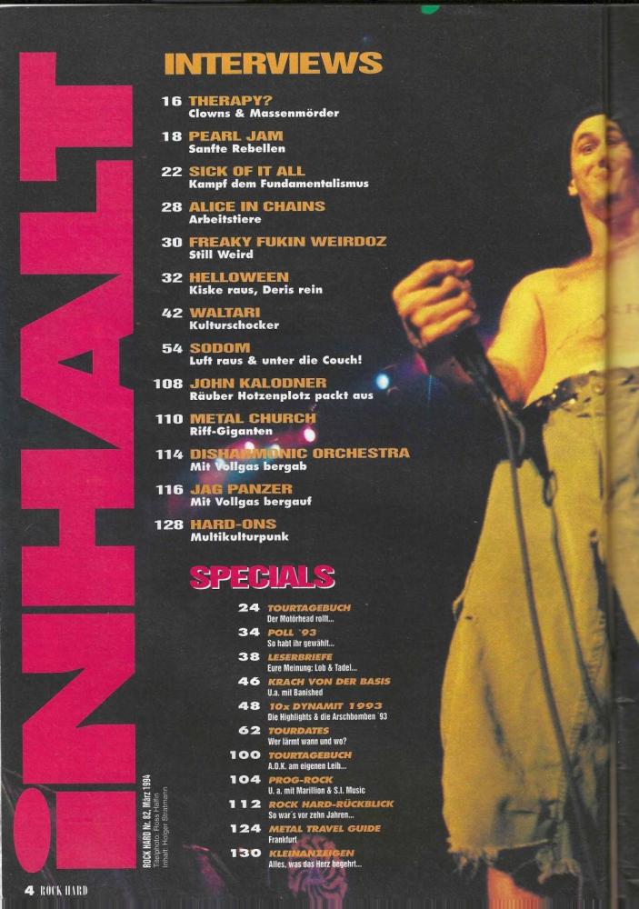 Rock Hard 82 content a