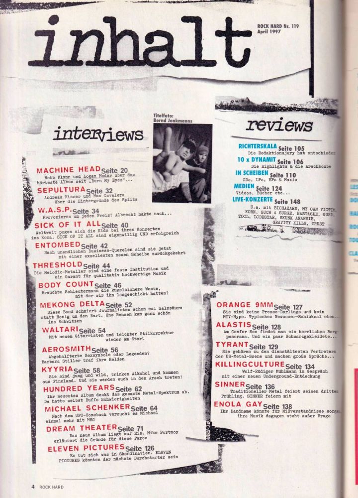 rock hard 04 1997 Index A