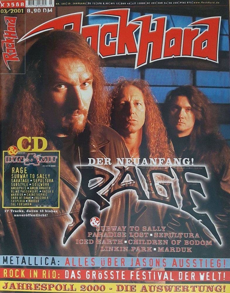 rock hard 03 2001 Heftcover
