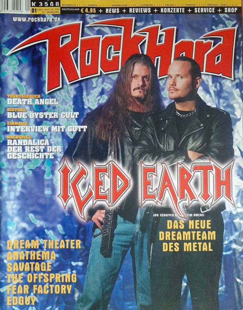 rock hard 01 2004 Heftcover