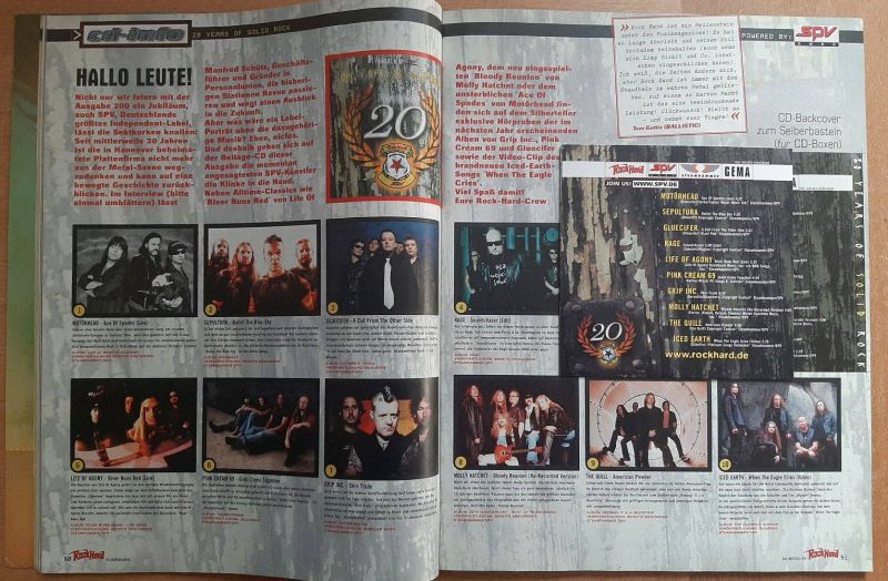 rock hard 01 2004 CD