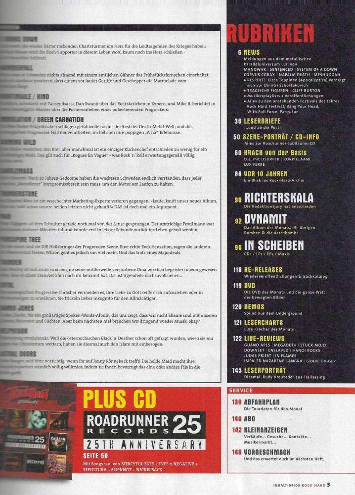 rockhard 04 2005 Inhalt b