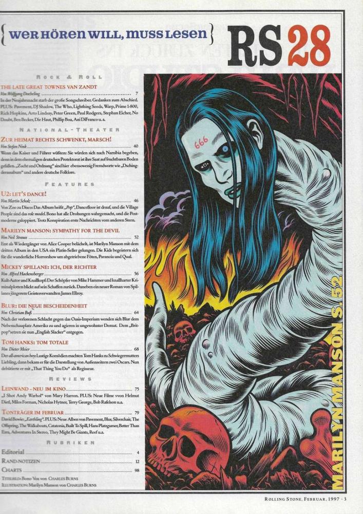 Rolling Stone - 02-1997 Inhalt