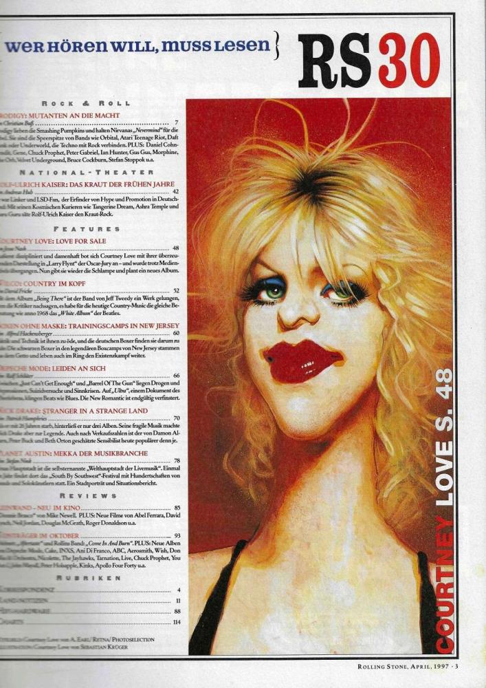 Rolling Stone - 04-1997 Inhalt