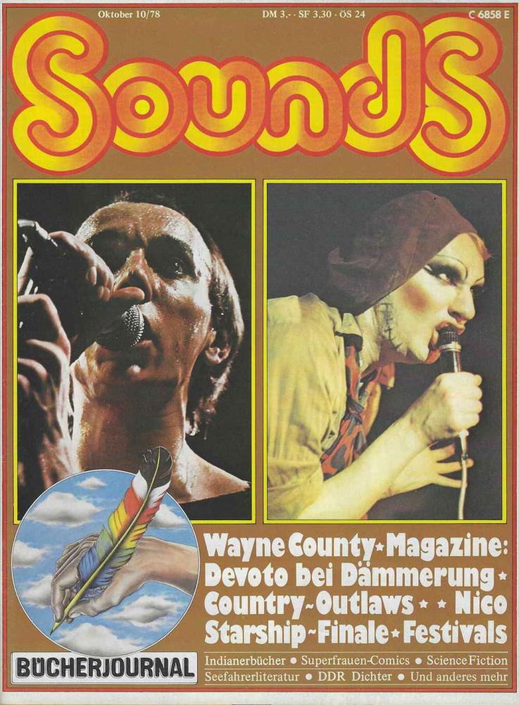 Sounds Musikmagazin Ausgabe Oktober 1978