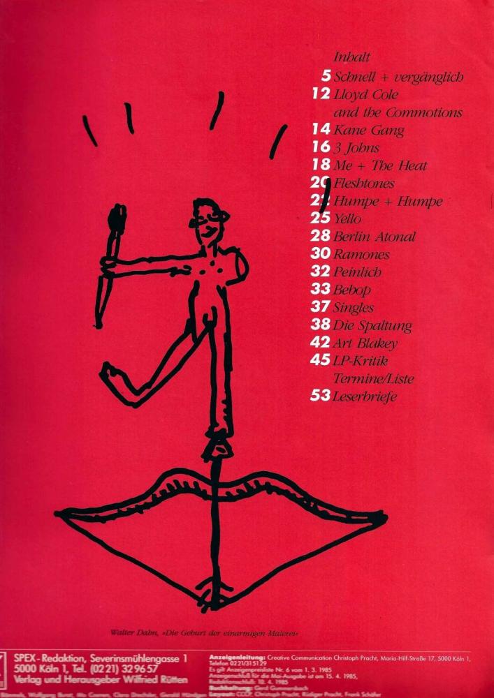 Spex 04/1985 index