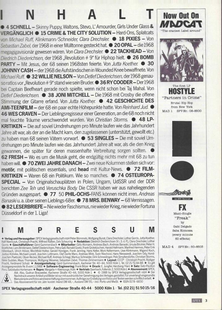 Spex 06/1988 content
