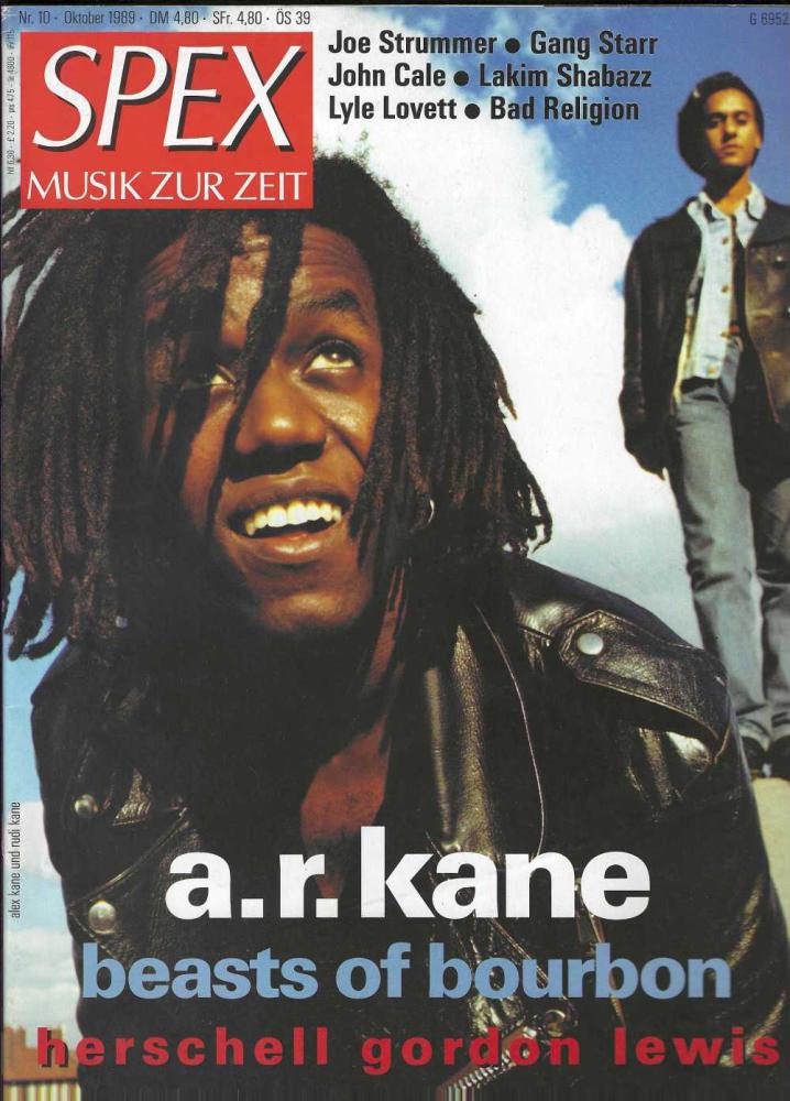 Spex 10/1989 cover