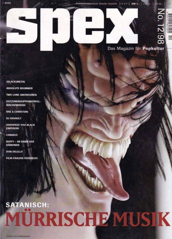 spex 12 1998 Heftcover