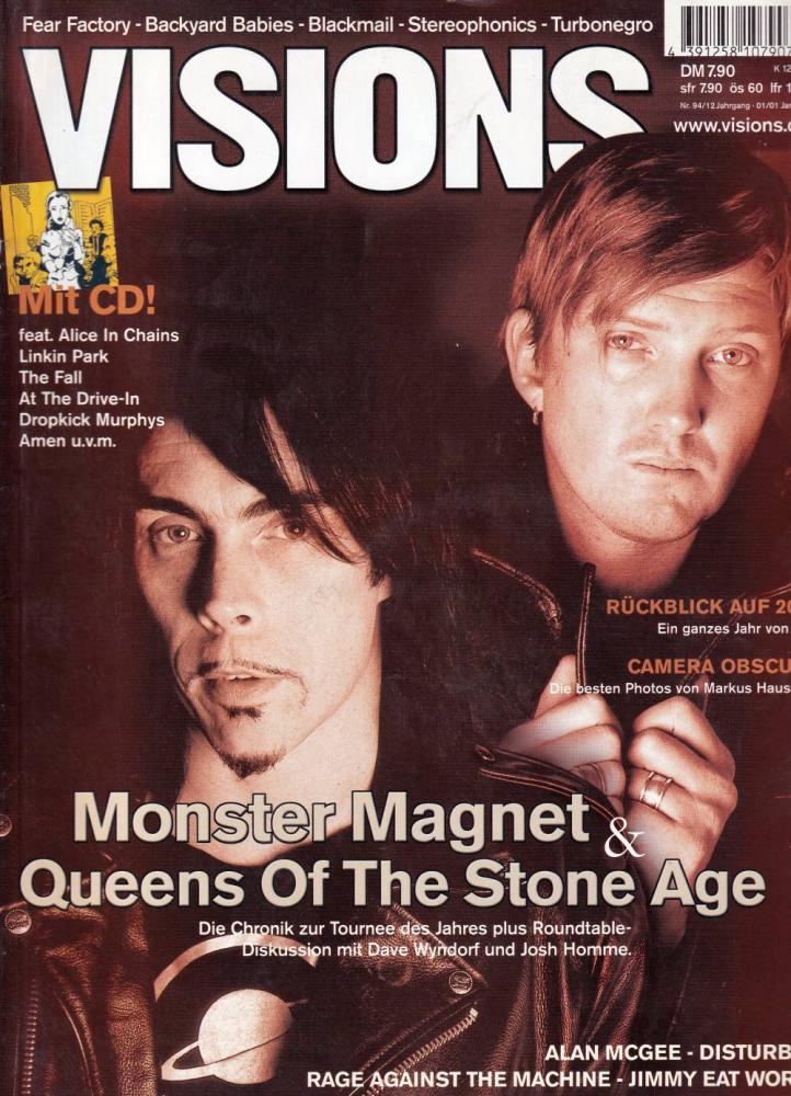 visions 01 2001 Heftcover