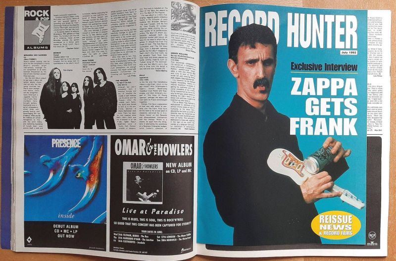 vox-magazine uk 07 1992 Inhalt a