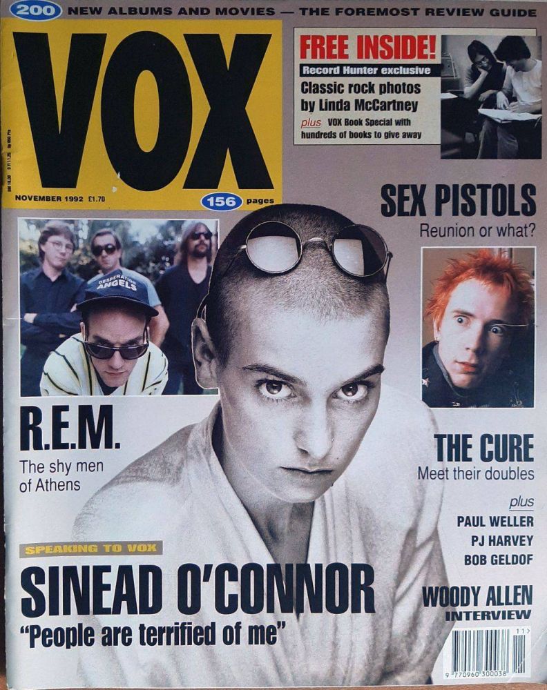 vox-magazine uk 11 1992 Heftcover