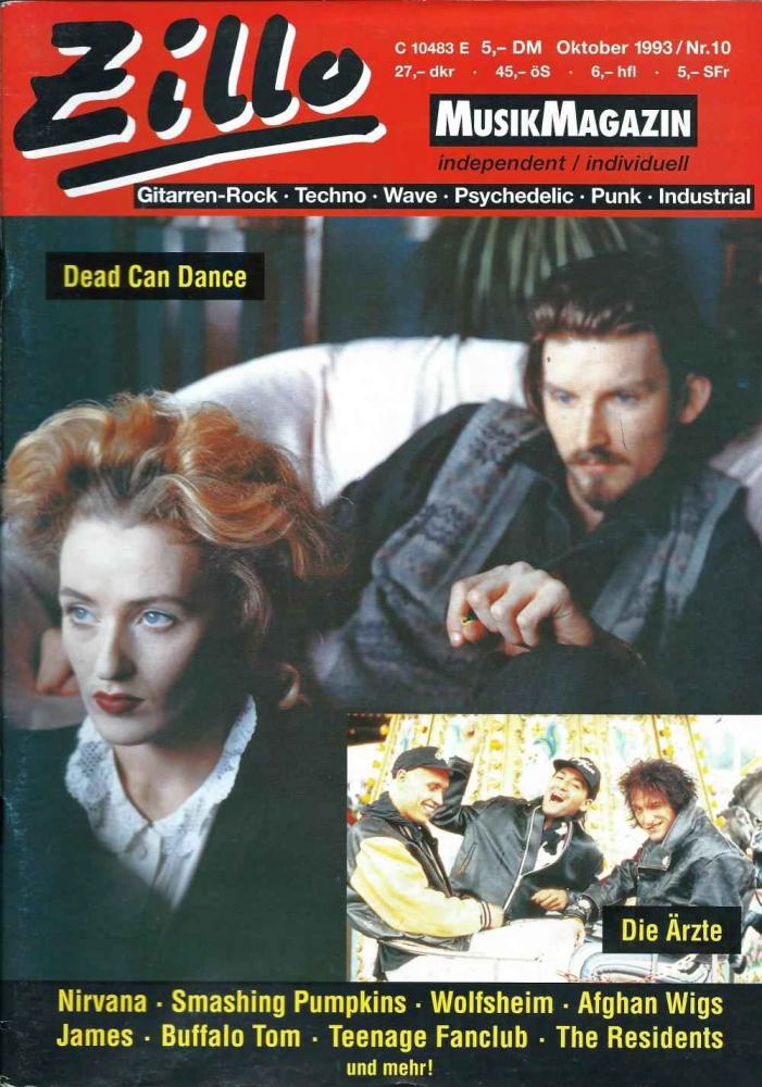 Zillo Magazin 10/1993 Heftcover