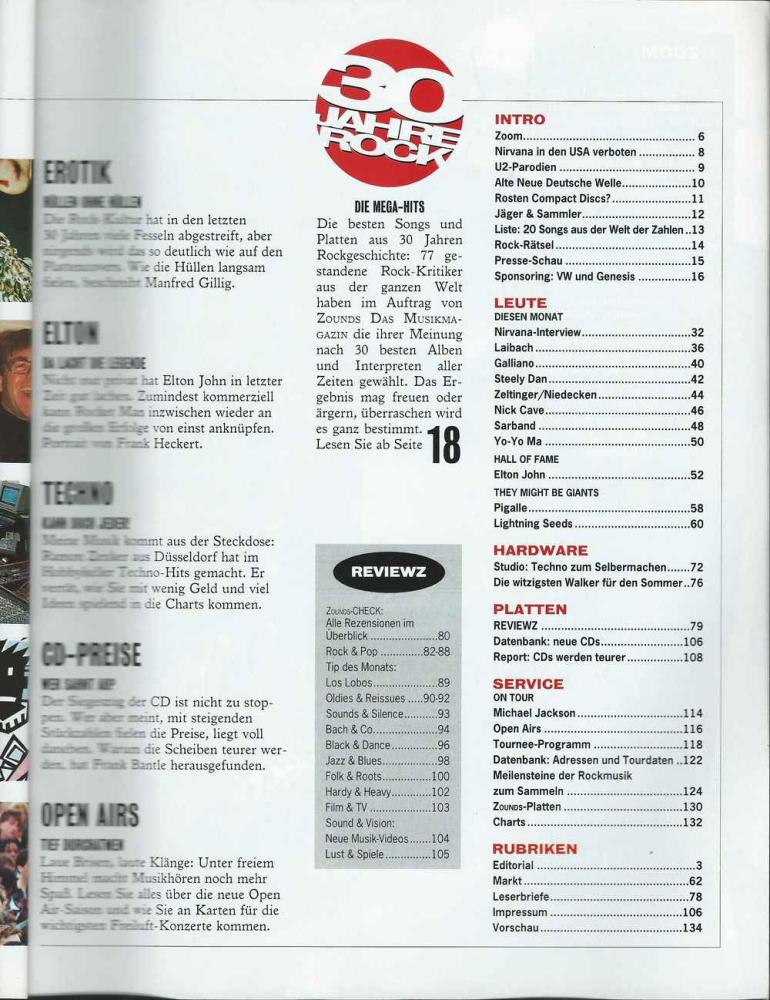 Zounds Musikmagazin Nr. 06